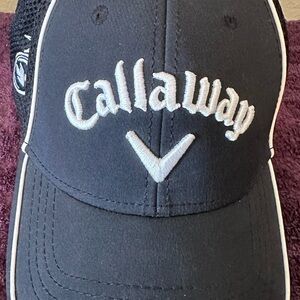 Callaway Golf Hat X Hot Odyssey XR Tour Authentic Size small. Black and white